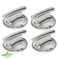 74007733 7733P410-60 (4 Pack) Range Burner Knob For Jenn-Air / KitchenAid