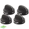 8273103 (4 Pack) Range Burner Knob For Whirlpool / Estate / Amana -Home Appliance Parts APN8273103 4PK 95879.1585677811