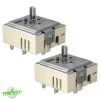 9758060 (2 Pack) Range Dual Burner Infinite Switch For Whirlpool -Home Appliance Parts APN9758060 2PK 73151.1666284325