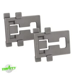 W10195840 (2 Pack) Dishwasher Rack Adjuster For KitchenAid / Whirlpool / Jenn-Air