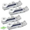 W11157085 (4 Pack) Dishwasher Upper Rack Adjuster For Whirlpool -Home Appliance Parts APNW11157085 4PK 71762.1686335839