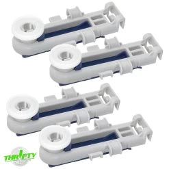 W11157085 (4 Pack) Dishwasher Upper Rack Adjuster For Whirlpool