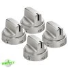 WB03X24818 (4 Pack) Range Burner Knob For GE -Home Appliance Parts APNWB03X24818 4PK 85213.1686335348
