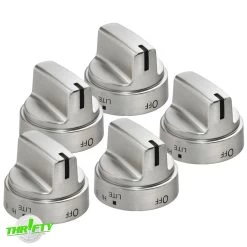 WB03X24818 (5 Pack) Range Burner Knob For GE