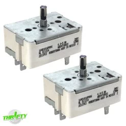 WB24T10022 (2 Pack) Range 6" Burner Infinite Switch For GE / Hotpoint