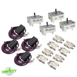 WB24T10025 WB24T10029 WB17T10006 Range 6&8" Burner Switch & Block Repair Kit For GE