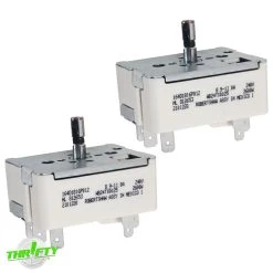 WB24T10025 (2 Pack) Range 8" Burner Infinite Switch For GE / Hotpoint