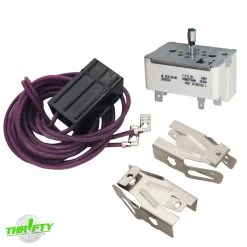 WB24T10027 WB17T10006 Range 8" Burner Infinite Switch & Block For GE / Hotpoint
