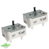 WB24T10029 (2 Pack) Range 6" Infinite Switch For GE / Hotpoint -Home Appliance Parts APNWB24T10029 2PK 29178.1615819826