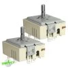WB24T10153 (2 Pack) Range 9" Dual Burner Infinite Switch For GE / Hotpoint -Home Appliance Parts APNWB24T10153 2PK 23953.1689865676
