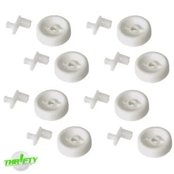 WD35X21038 Dishwasher 8pc Lower Roller Set For GE / Hotpoint