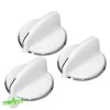 WE01X20378 WH01X10460 (3 Pack) Washer & Dryer Control Knob For GE -Home Appliance Parts APNWE01X20378 3PK 62804.1619697243