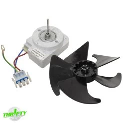 WR60X31522 WR60X10204 Refrigerator Evap Motor & Blade Kit For GE / Hotpoint
