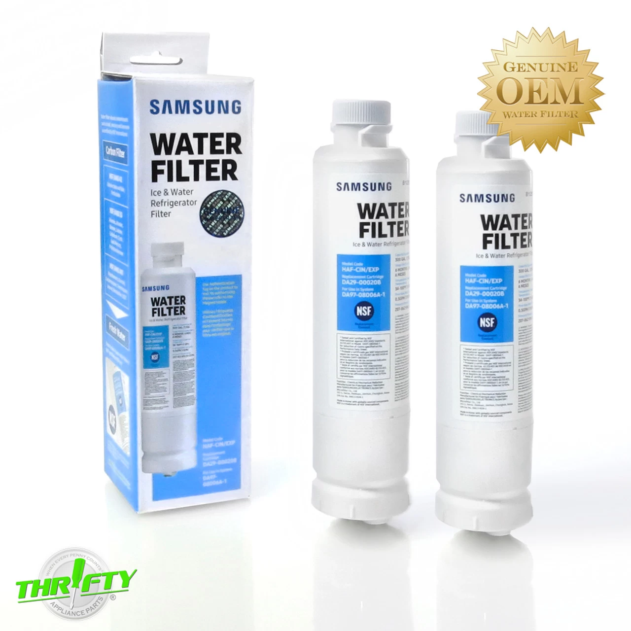 DA29-00020B (2 Pack) Samsung Refrigerator Ice & Water Filter 3 DA29-00020B (2 Pack) Samsung Refrigerator Ice & Water Filter