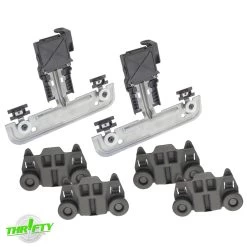 W10712395 W10195416V Dishwasher Upper & Lower Wheel Set For KitchenAid / Whirlpool